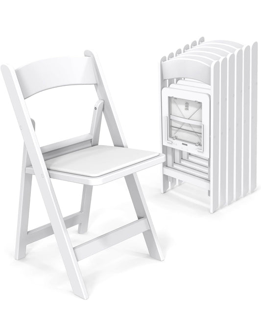 White Resin Chairs